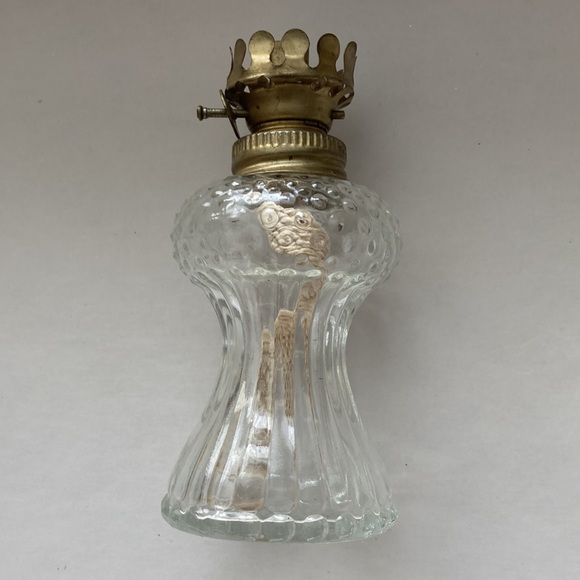 Antique Mini Oil Lamp - Picture 2 of 5